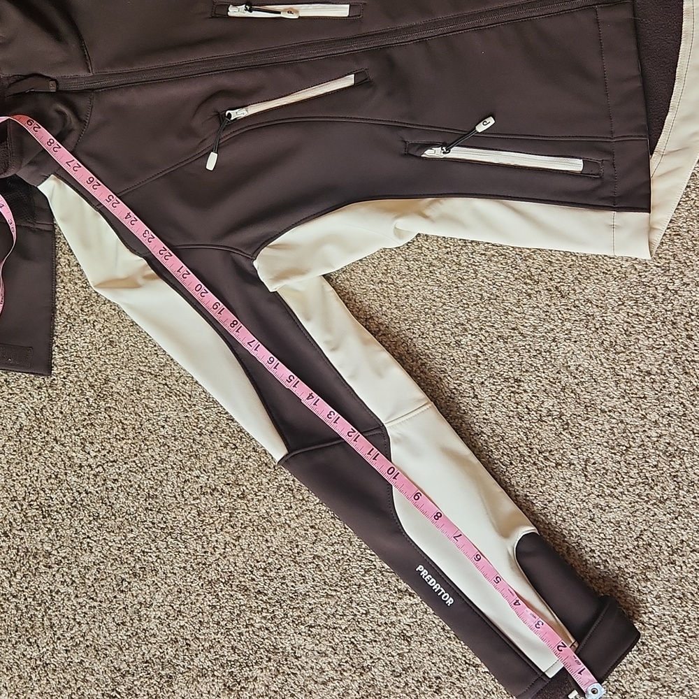 Predator | Brown & White Soft Shell Jacket - Picture 7 of 13